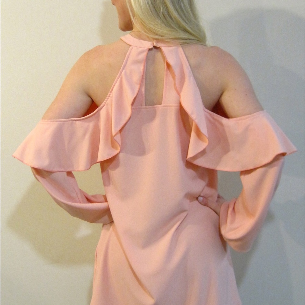 Cold shoulder dress